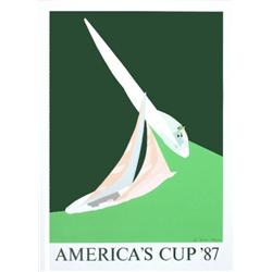 1987 Costa 27th America's Cup Serigraph