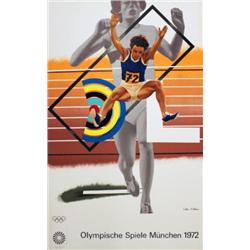 1972 Phillips Munich Olympics Mixed Media