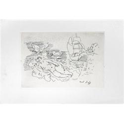 Dufy Baigneuse Etching