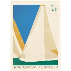 1987 Costa 27th America's Cup Serigraph