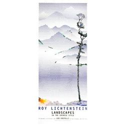 1996 Lichtenstein Landscape with Tall Tree Poster
