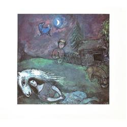 Chagall Rural Landscape Poster