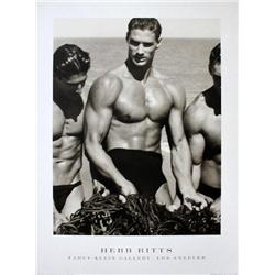 Ritts Men with Kelp, Paradise Cove Poster