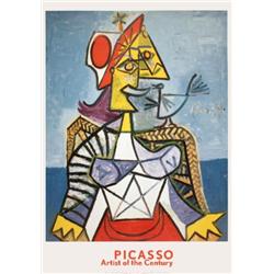Picasso Femme a L'Oisseau Poster