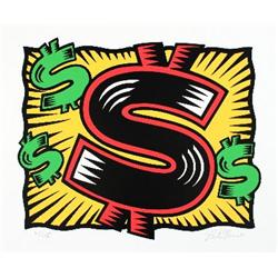 Signed 1997 Morris The Buck Serigraph