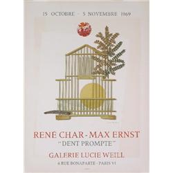 1969 Ernst Dent Prompte Mourlot Lithograph