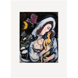 Chagall Motherhood Poster