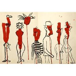 1966 Calder DLM No 156 Double page Litho