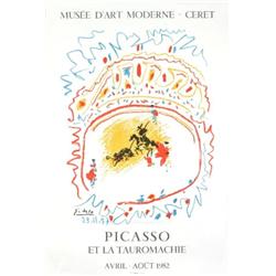 1982 Picasso Tauromachie Mourlot Lithograph