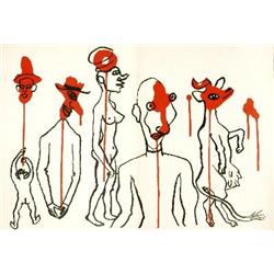 1966 Calder DLM No 156 Double page Litho