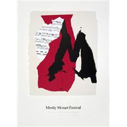 1991 Motherwell Mostly Mozart Festival Serigraph