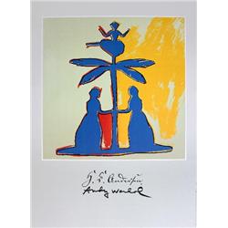 1986 Warhol Two Women Around a Tree Poster