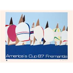 1987 Costa 27th America's Cup Serigraph