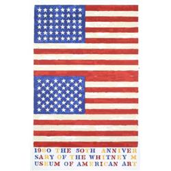 Johns 50th Anniversary of the Whitney Lithograph