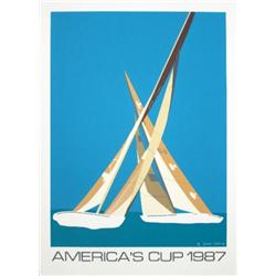 1987 Costa 27th America's Cup Serigraph