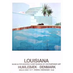 Hockney Pool and Steps Poster
