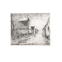 Vlaminck View of the Village Etching