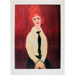 Brigitte Bardot a la maniere de Modigliani Poster