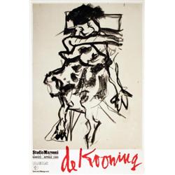 1985 De Kooning Studio Marconi Poster