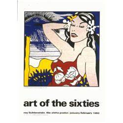 Lichtenstein Aloha Serigraph