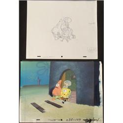 Cel Background Spongebob Animation Drawing Original