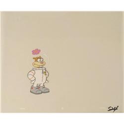 Original Art Cel Get on With It Spongebob Production