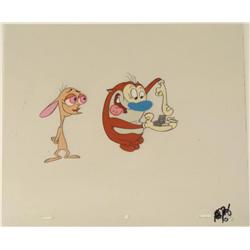 Art Cel Original Ren And Stimpy Coins Clip Trick