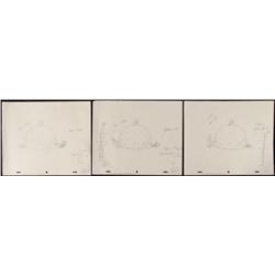 3 Consecutive Drawings Art Spongebob Original Animation