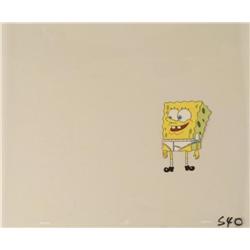 Cel Spongebob Chilling in Underwear Animation Original