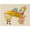 Image 2 : Animation Spongebob Art Too Heavy Cel Original
