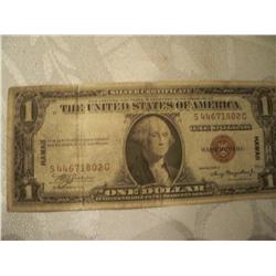 1935A $1 Hawaii WWII Silver Certificate