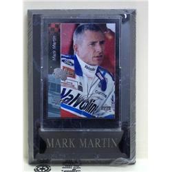 Mark Martin Racing Card Mounted on Plack