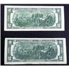 Image 4 : Lot-Two $2 Bills Pristine Condition 1976 & 2003