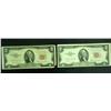 Image 1 : Lot-Two $2 "Bearer" US Treasury Notes Red Seal