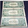 Image 9 : (3) Silver Certificates  Blue Seals