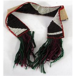 Finged & Beaded Belt