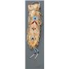 Image 1 : Beaded & Fringed Three Sided Bag