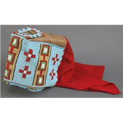 Beaded Hide Cradle Cover