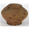 Image 1 : Salish Lidded Basket with Footed Bottom
