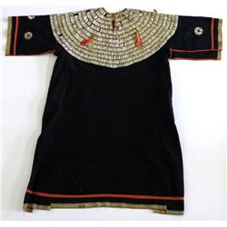 Dress with Dentalium Shell Yoke