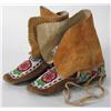 Image 1 : Beaded High Top Moccasins