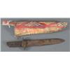 Image 2 : Painted Parfleche Sheath with Early Knife