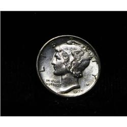 1939-d Liberty Head 'Mercury' Dime 10c Grades choice uncirculated ms63 FSB
