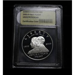 2003-p First Flight Commemorative Graded PR70 DCAM