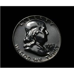 1957 Proof Franklin Half Dollar grades PR66