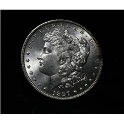 1897-p Morgan Dollar Grades Choice Uncirculated ms64