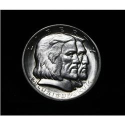1936 Long Island Tercentenary Commemorative Half Dollar Grades Choice Uncirculated ms64 PQ++