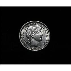 1916-p Barber Dime 10c Grades au58
