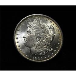 1884-o Morgan Dollar $1 Grades Choice Uncirculated ms64