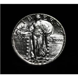 1929-p Standing Liberty 25c Grades Gem Uncirculated ms63 FH   Full Head